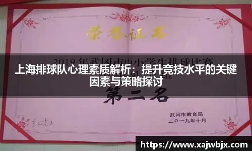 上海排球队心理素质解析：提升竞技水平的关键因素与策略探讨